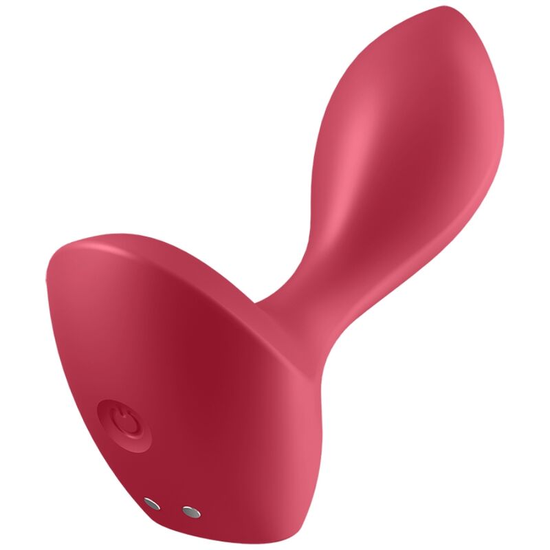 Satisfyer Backdoor Lover Vibrating Plug - Red - UABDSM