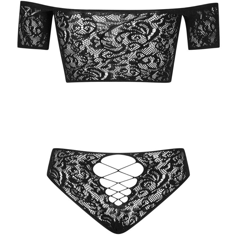 Obsessive - Inessita Two Pieces Set - Black Xl/xxl - UABDSM