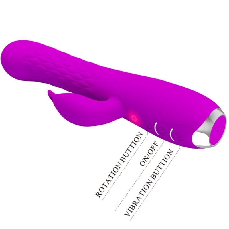 Pretty Love Molly Rechargeable Vibrator Rotating Function - UABDSM