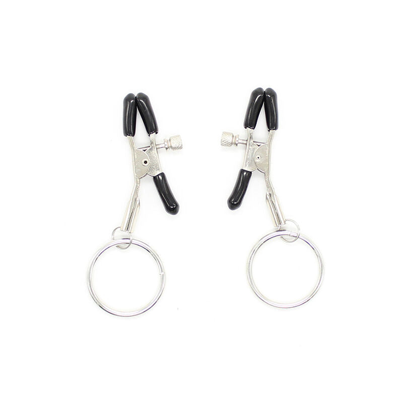 Ohmama Fetish Nipple Clamps With Rings - UABDSM