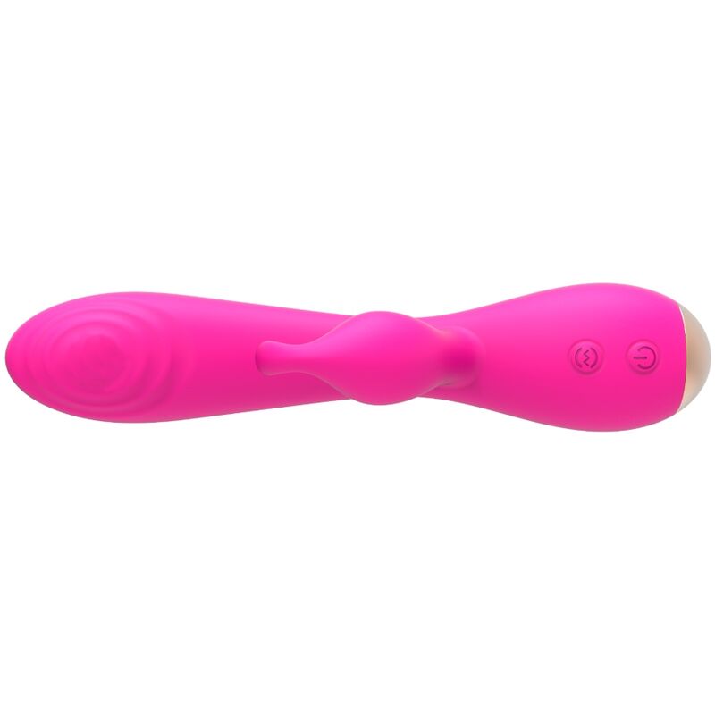 Nalone Magic Stick Rabbit Vibrator Triple Stimulating Heads - Pink - UABDSM