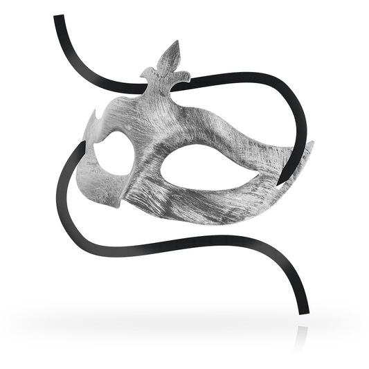 Ohmama Masks Fleur De Lis Eyemask - Silver - UABDSM