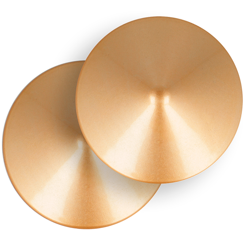 Coquette Chic Desire Nipple Covers - Golden Circles - UABDSM