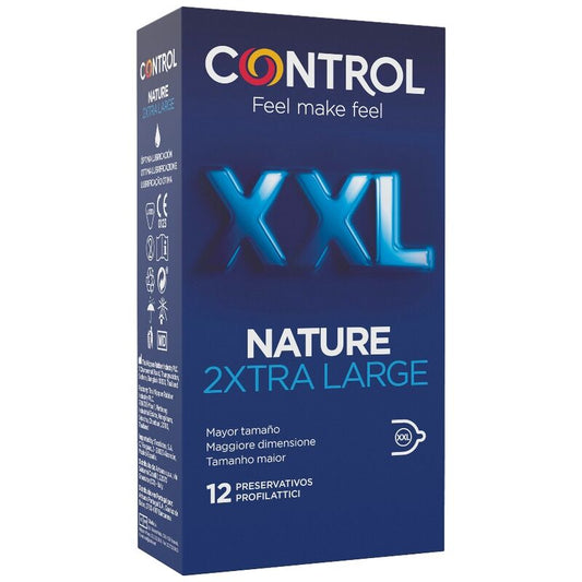 Control Nature 2xtra Large Xxl Condoms - 12 Units - UABDSM