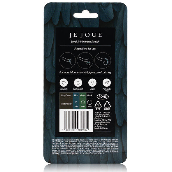 Je Joue Silicone Cock Ring - Minimum Stretch - UABDSM
