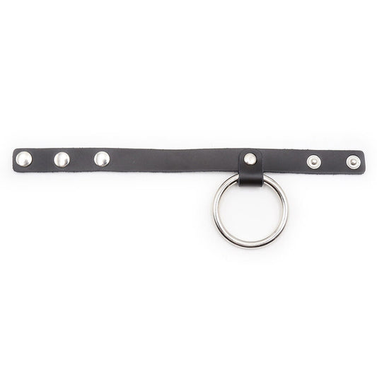 Ohmama Metal Cock Ring With Ball Divider - UABDSM
