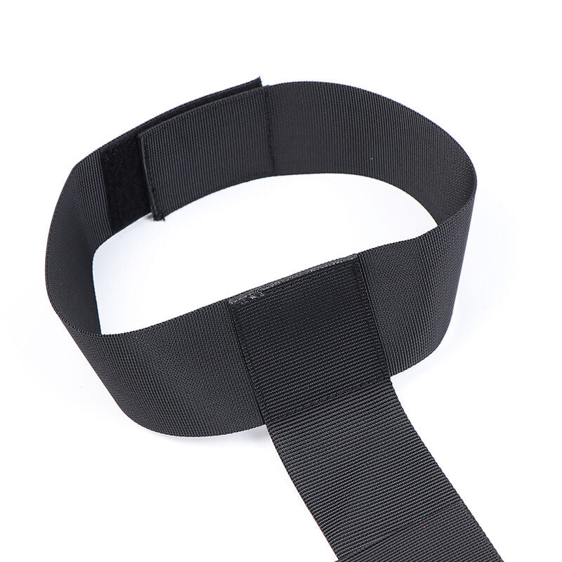 Ohmama Fetish Enylon Collar With Back Wrist Restraints - UABDSM