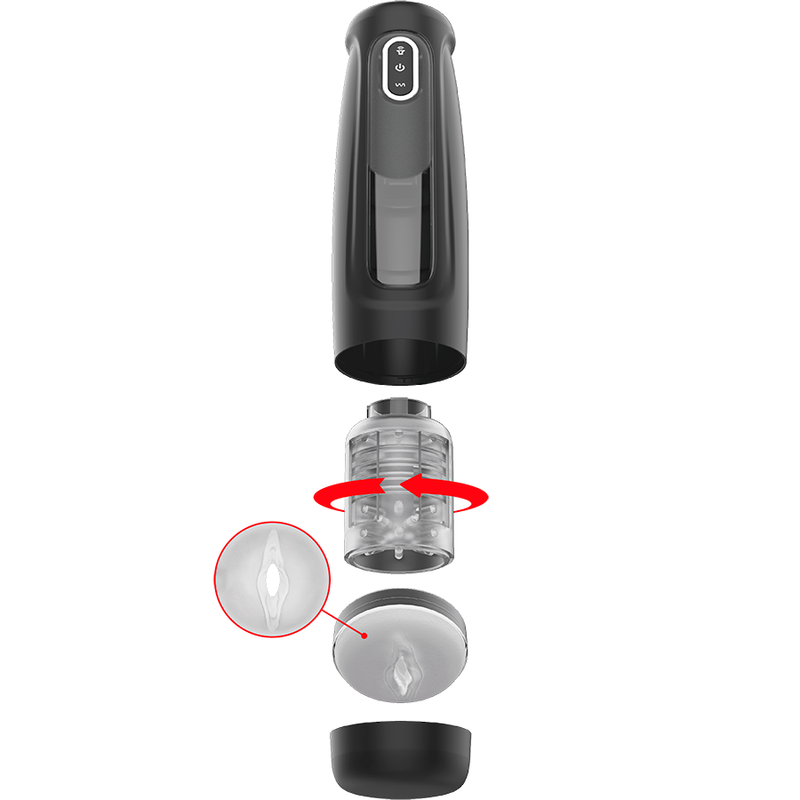 Jamyjob Tornado 360 Rotate Tech Stroker - UABDSM