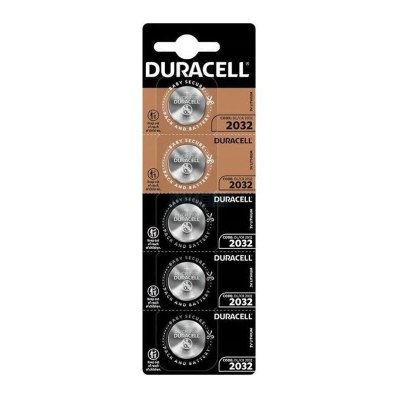 Duracell Button Battery Litio Cr2032 3v 5 Unit - UABDSM