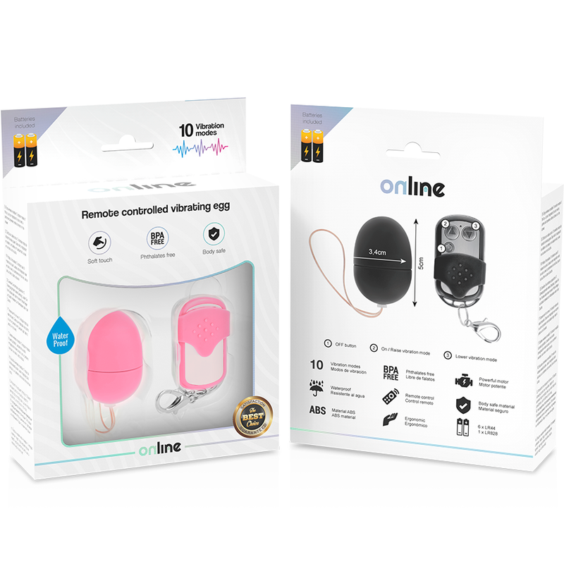 Online Remote Control Vibrating Egg S - Pink - UABDSM