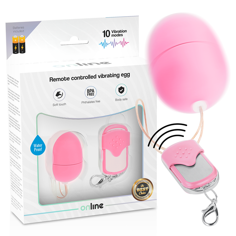 Online Remote Control Vibrating Egg S - Pink - UABDSM