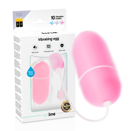 Online Waterproof Vibrating Egg - Pink - UABDSM