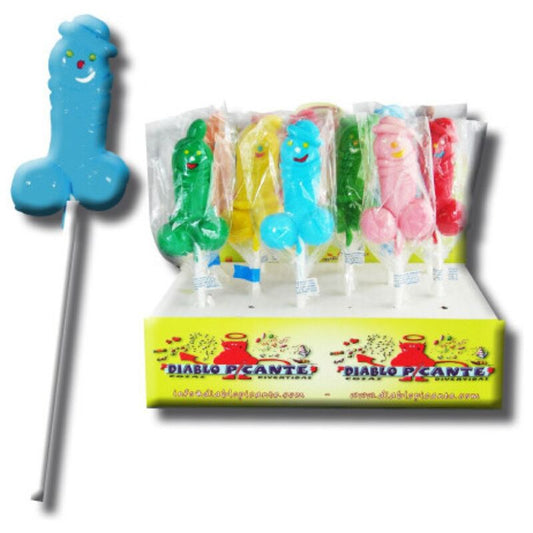 Diablo Picante - Gummy Lollipop Penis Mixed - UABDSM