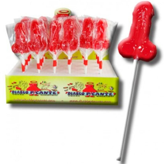 Diablo Picante - Gummy Lollipop Penis - UABDSM