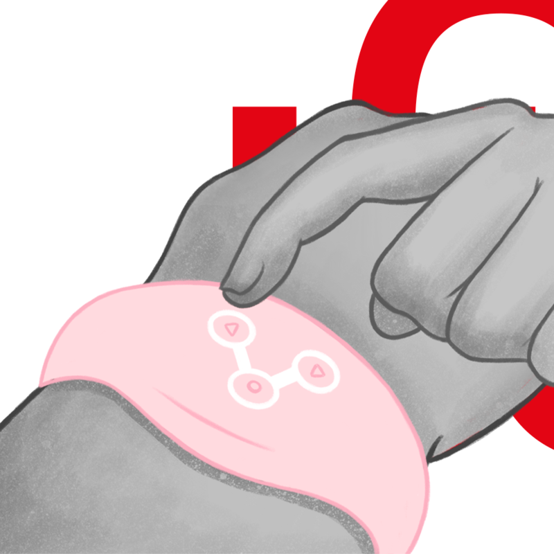 Watchme Wireless Technology Watch - Soft Pink - UABDSM