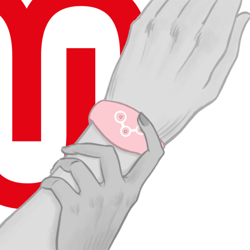 Watchme Wireless Technology Watch - Soft Pink - UABDSM