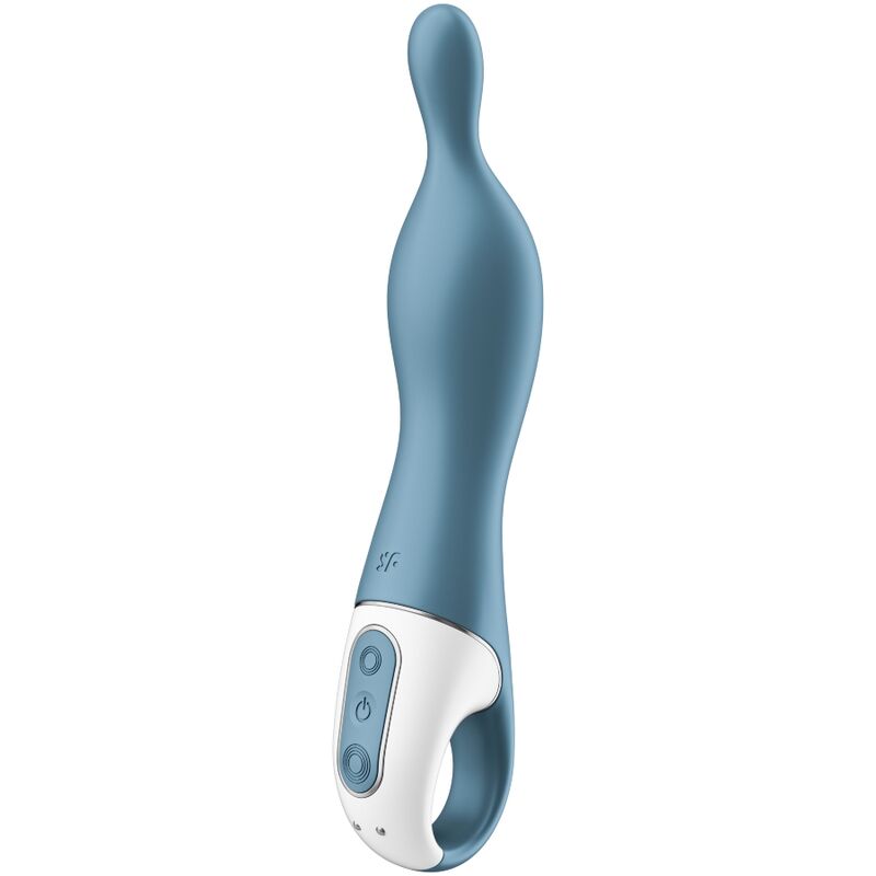 Satisfyer A-mazing 1 A-spot Vibrator - Blue - UABDSM