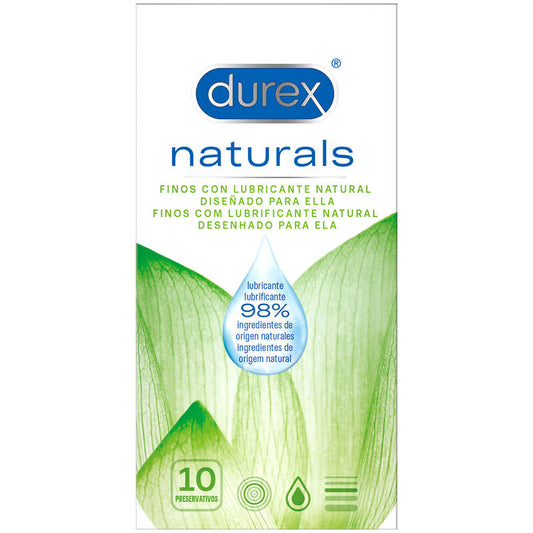 Durex Naturals Thin Condoms Natural Lube 10 Units - UABDSM
