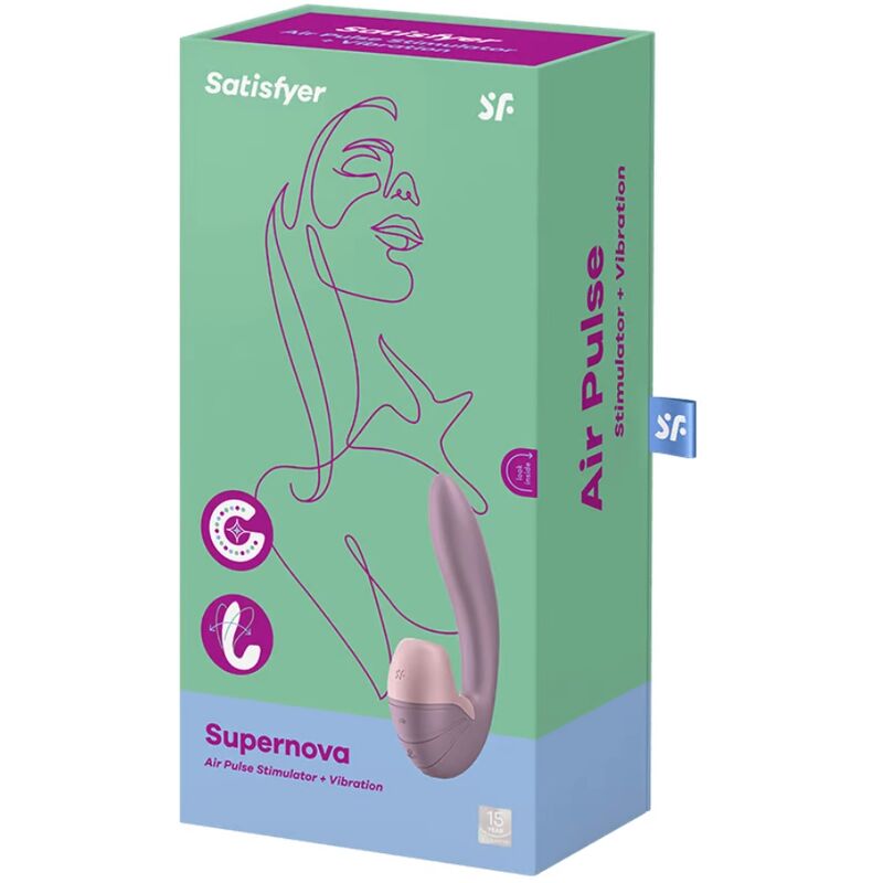 Satisfyer Sunray Stimulator & Vibration - Pink - UABDSM