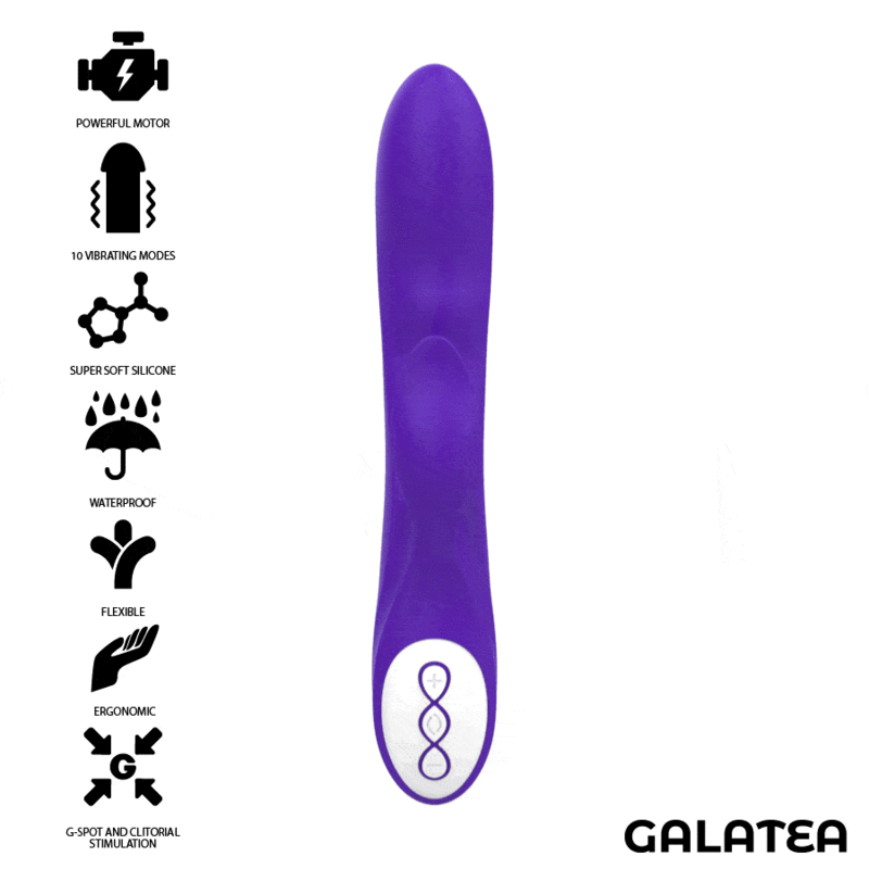 Galatea Galo Vibrator Purple - UABDSM