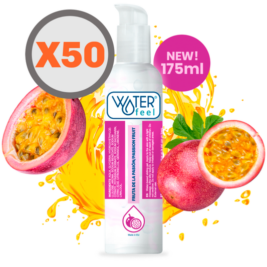 Waterfeel Water Based Lubricant Passion Fruit 175 Ml X 50 Units - UABDSM