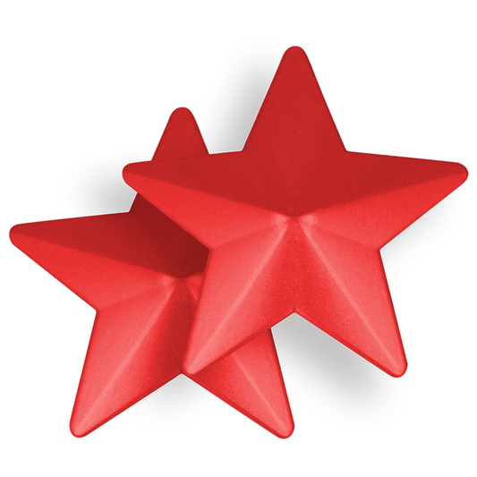 Ohmama Fetish Red Star Nipple Covers - UABDSM
