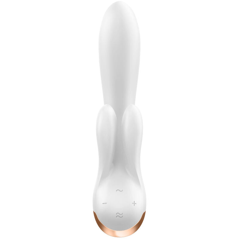 Satisfyer Double Flex Vibrator - White - UABDSM