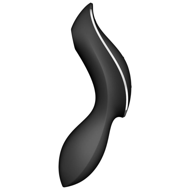 Satisfyer Curvy Trinity 2 Stimulator & Vibrator - Black - UABDSM