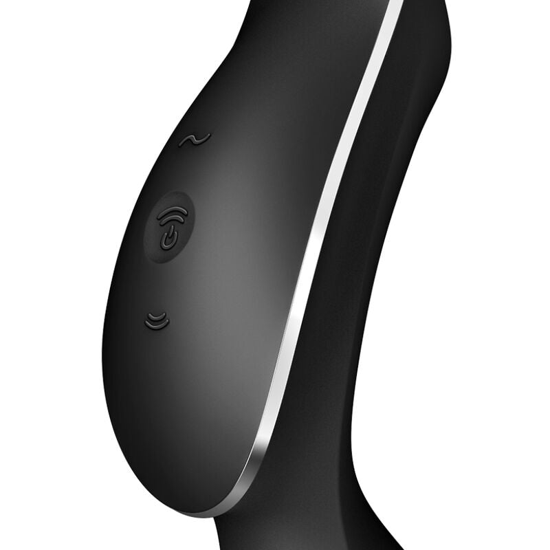 Satisfyer Curvy Trinity 2 Stimulator & Vibrator - Black - UABDSM