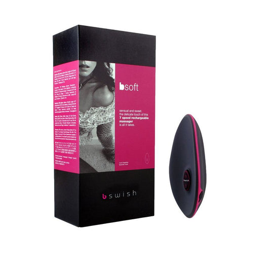 B Swish Bsoft Premium Massager Black Magenta - UABDSM