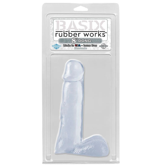 Basix Rubber Works 19 Cm Dong Clear - UABDSM