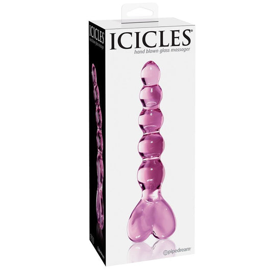 Icicles Number 43 Hand Blown Glass Massager - UABDSM
