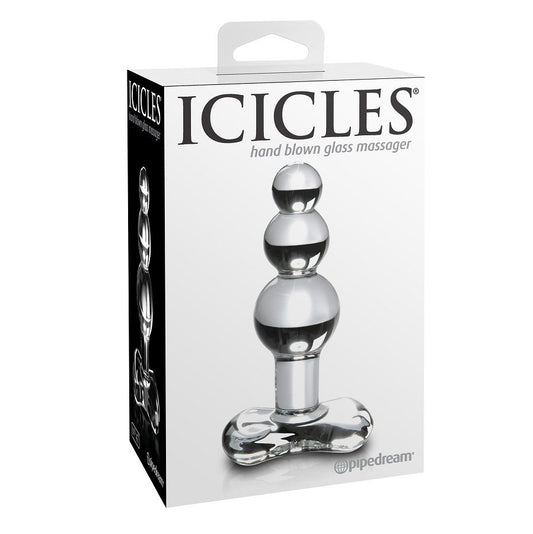 Icicles Number 47 Hand Blown Glass Massager - UABDSM