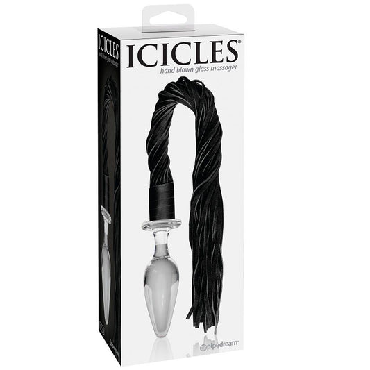 Icicles Number 49 Hand Blown Glass Massager - UABDSM