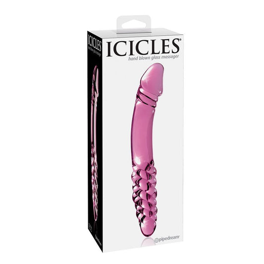 Icicles Number 57 Hand Blown Glass Massager - UABDSM