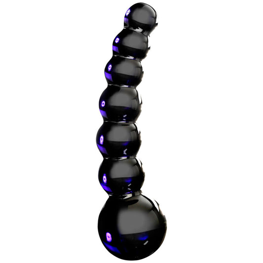 Icicles Number 66 Hand Blown Glass Massager - UABDSM