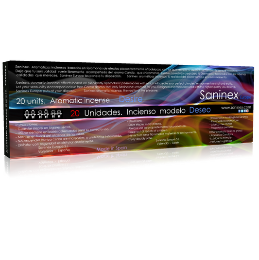 Saninex Aromatic Incense Desire 20 Sticks - UABDSM