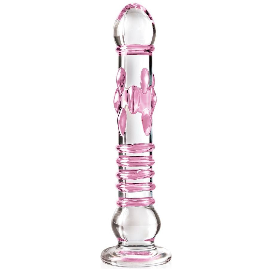 Icicles Number 06 Hand Blown Glass Massager - UABDSM