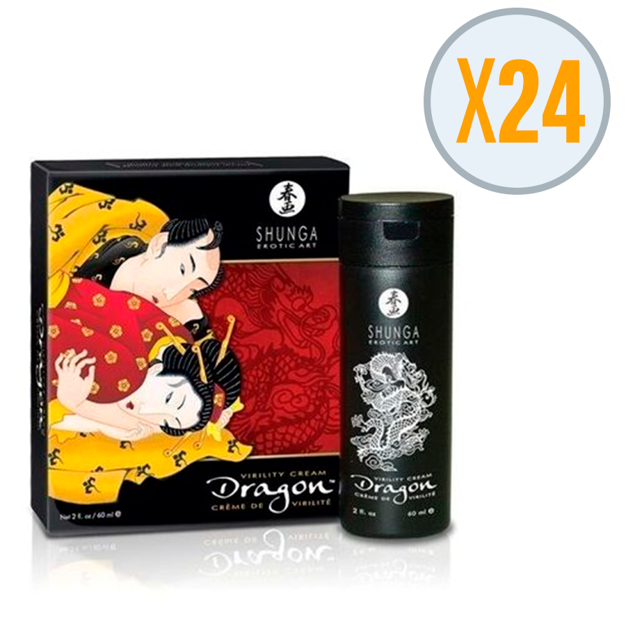 Shunga Dragon Virility Cream Pack 24 Uds - UABDSM