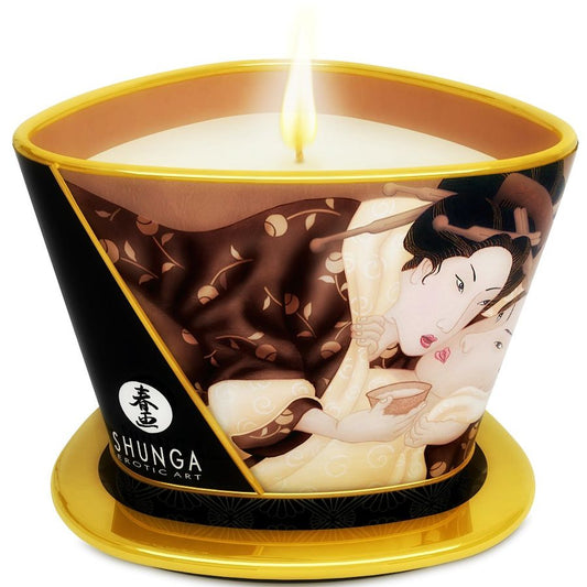 Mini Caress By Candlelight Massage Candle Chocolate - UABDSM