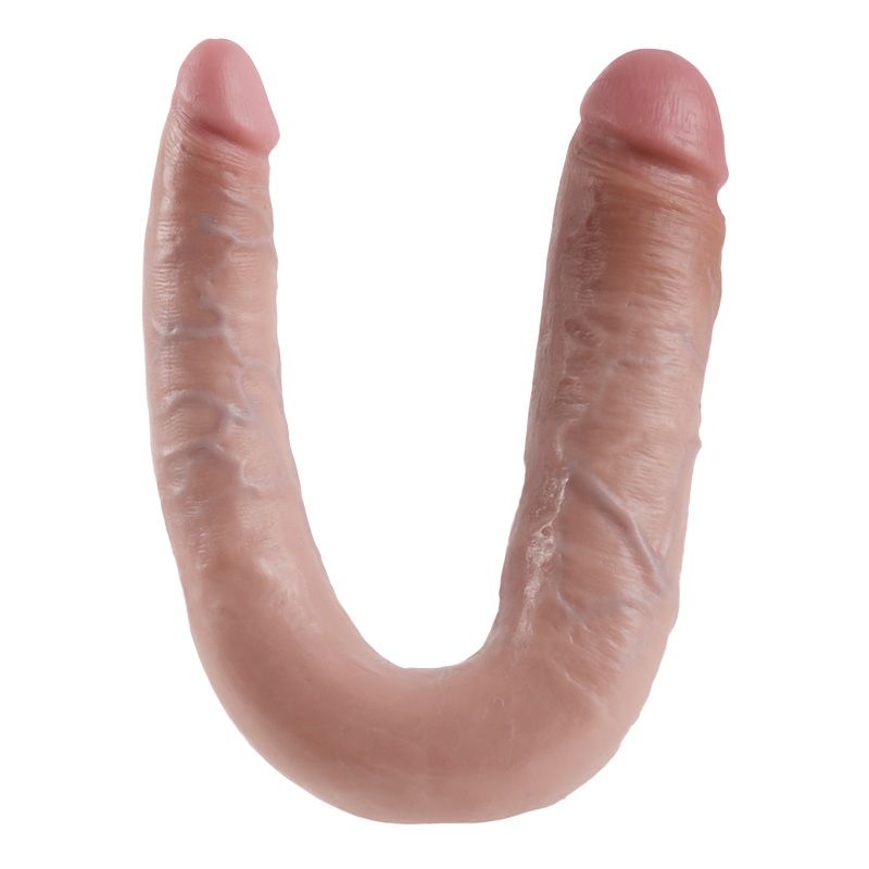 King Cock U-shaped Large Double Trouble Flesh - UABDSM