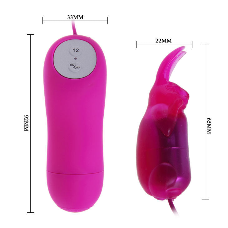 Baile Cute Secret Rabbit Vibrator Purple 12 Speed - UABDSM
