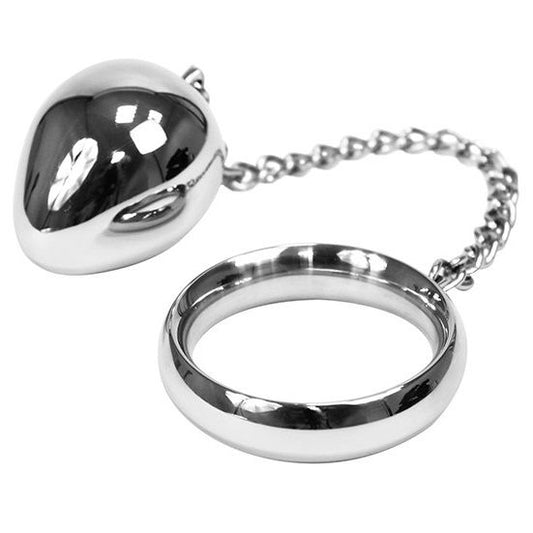 Metalhard Cock Ring 40mm + Chain Bead - UABDSM
