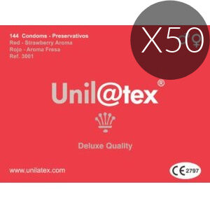 Unilatex Red / Strawberry Preservatives Pack 50 X 144 Units - UABDSM