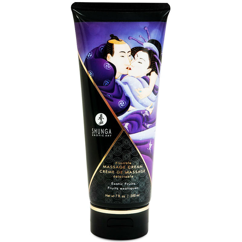Shunga Massage Cream Kissable Exotic Fruits 200ml - UABDSM