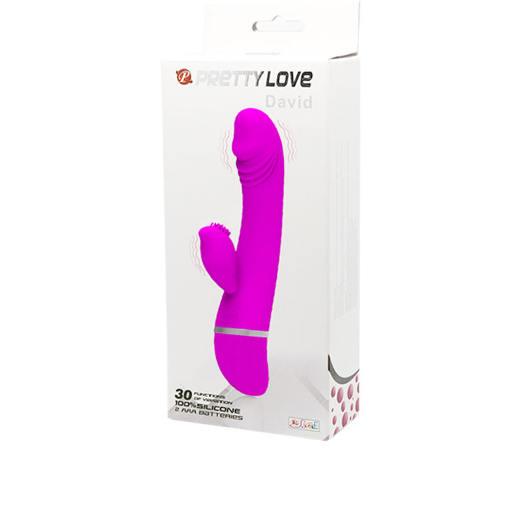 Pretty Love Flirtation - David Vibrator With Rabbit - UABDSM