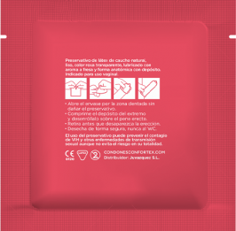 Confortex Strawberry Condom 144 Units - UABDSM