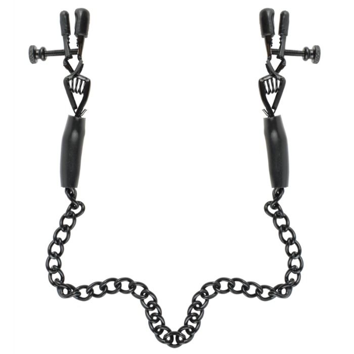 Fetish Fantasy Series Adjustable Nipple Chain Clamps - UABDSM
