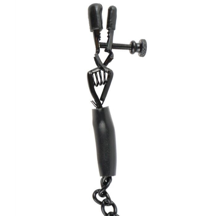 Fetish Fantasy Series Adjustable Nipple Chain Clamps - UABDSM