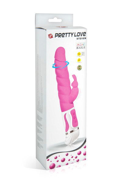 Pretty Love Steven Massager - Pink - UABDSM